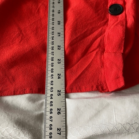 Pepaloves Women's Red Cotton/Linen Sleeveless Top Size Small - Picture 8 of 9